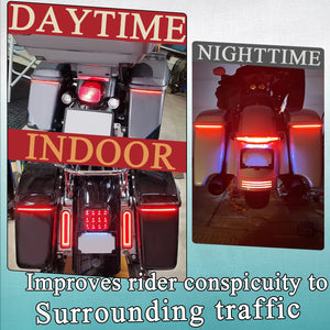 Feux LED de sacoches pour Harley Touring 2014-2024 - vue 2