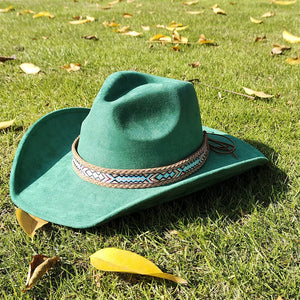 Chapeau cowboy en suédine - vue 19
