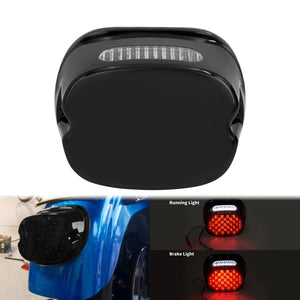Feu arrière LED avec éclairage de plaque pour Harley Dyna Touring Sportster - vue 4