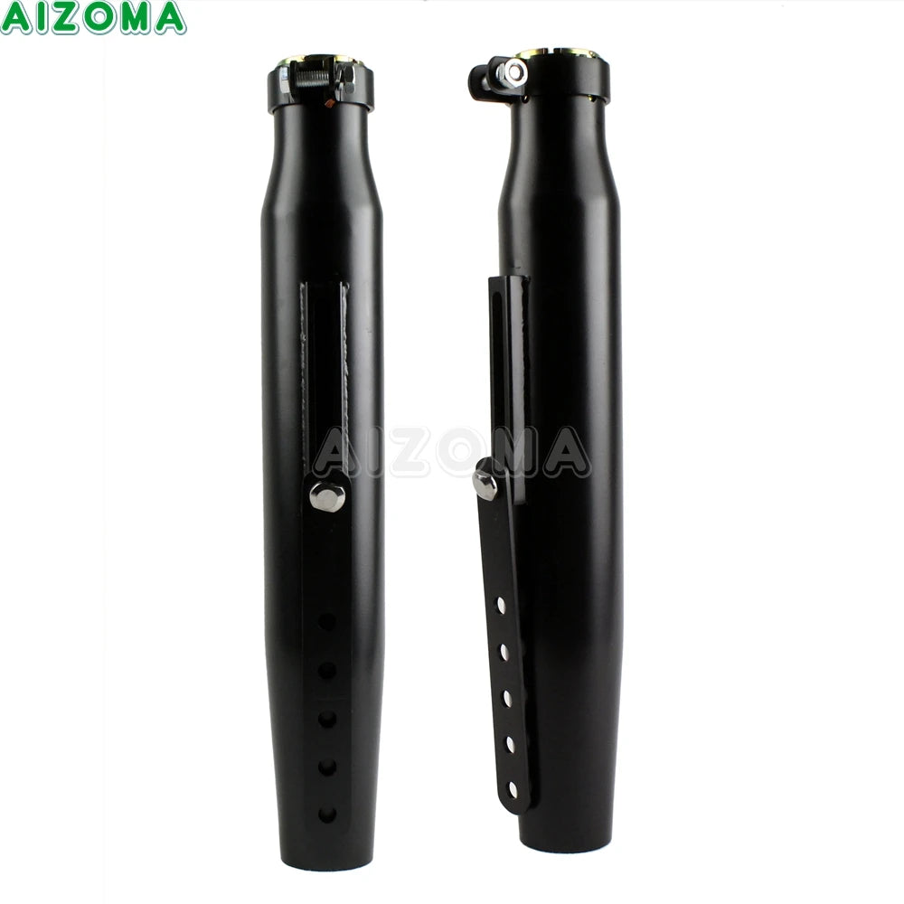 Système d'échappement pour Harley-Davidson Sportster XL, Dyna, Touring, Softail, ainsi que Suzuki et Honda (montage universel, style Café Racer) – photo 3/10