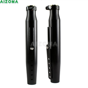 Système d'échappement pour Harley-Davidson Sportster XL, Dyna, Touring, Softail, ainsi que Suzuki et Honda (montage universel, style Café Racer) – photo 3/10