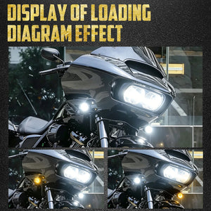 Clignotants avant LED style bullet 12V, 3 fils - Harley Touring Road Glide FLTRX 2015 et + – photo 2/7