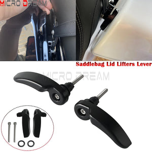 Kit de leviers releveurs de couvercle de sacoche pour Harley Touring - vue 1