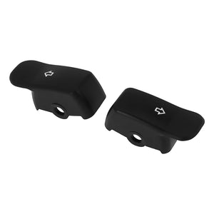Capuchon noir d'extension sur le bouton de clignotant d'une Harley-Davidson - vue 2