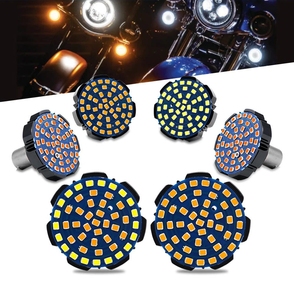 Ampoules LED 1156 1157 pour Harley Touring Softail - vue 1