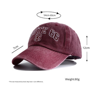 Casquette snapback brodée Route 66 - vue - vue 6