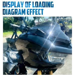 Déflecteur pare-brise vague pour Harley-Davidson Road Glide - vue 2