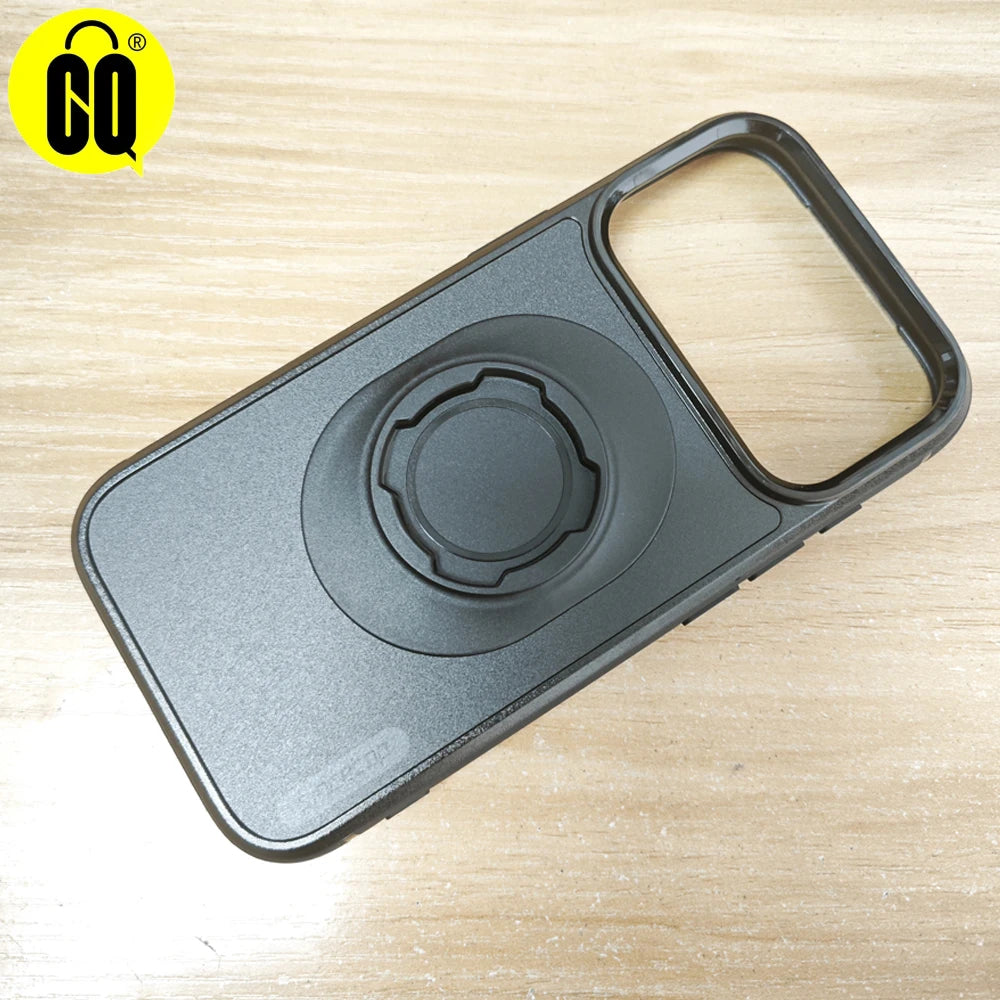Coque antichoc pour iPhone avec verrouillage rapide, compatible support moto et vélo type QD - vue 1