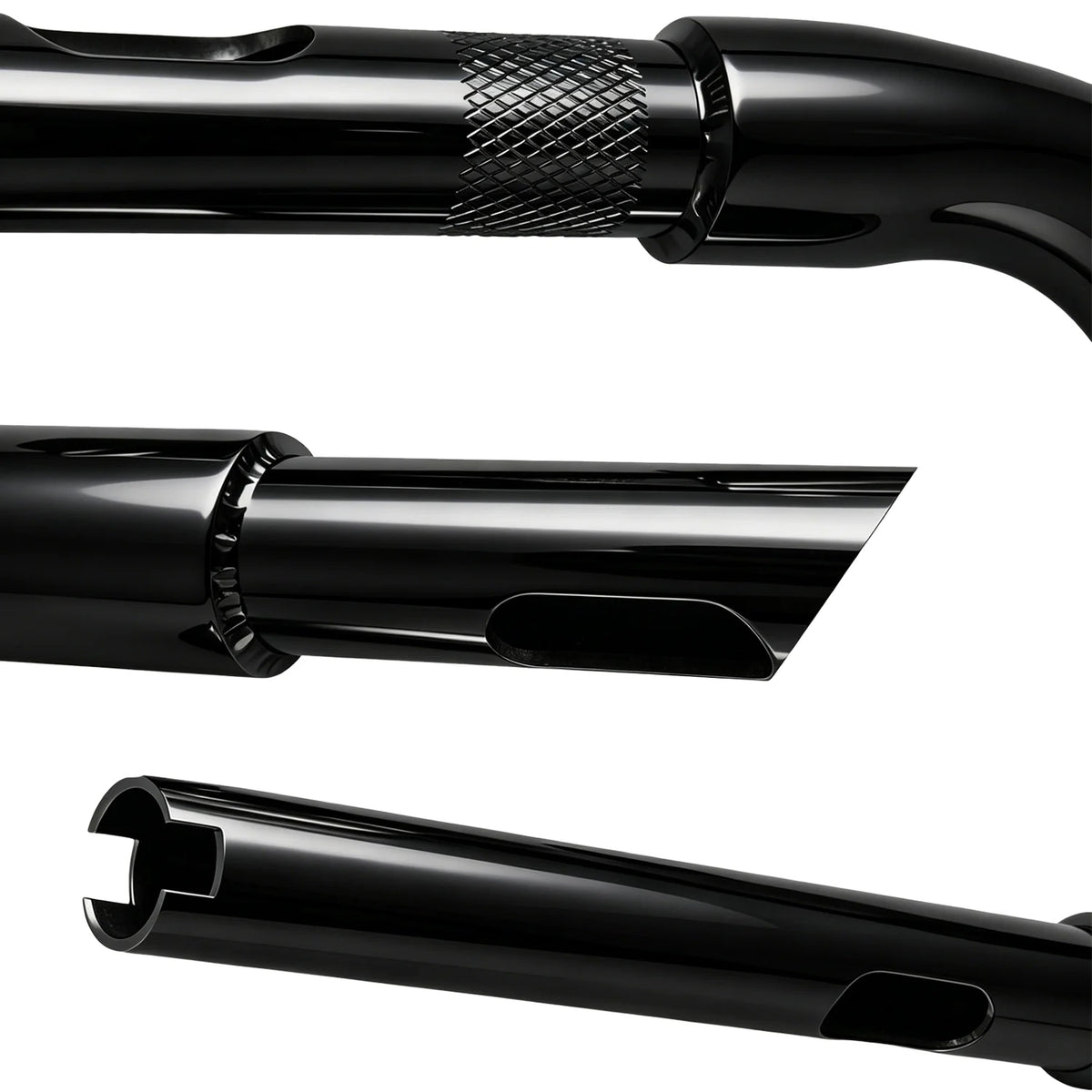 Guidon ape hanger fat bar pour Harley Sportster Softail Dyna - vue 3