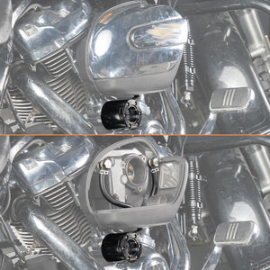 Kit reniflard externe noir anodisé pour moteur de moto Harley-Davidson - vue 2