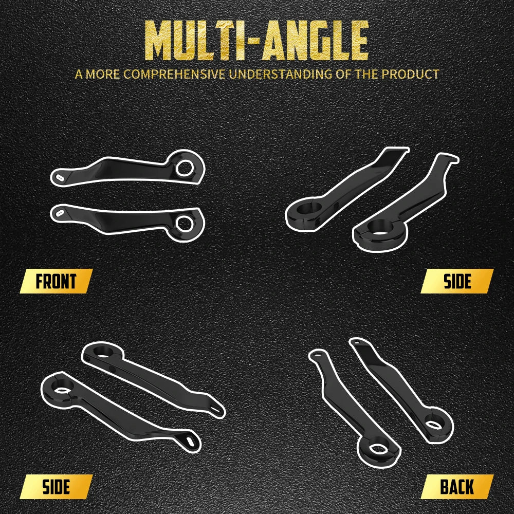 Support de fixation de carénage en aluminium pour Harley - vue 2