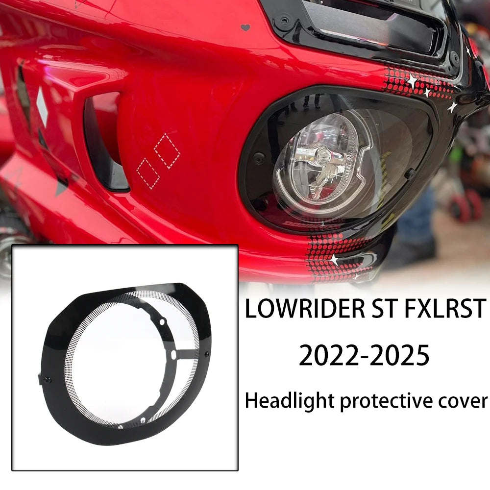 Cache de Protection de Phare Style FXRT pour Harley Low Rider ST, Low Rider El Diablo – photo 1/8