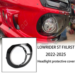 Cache de Protection de Phare Style FXRT pour Harley Low Rider ST, Low Rider El Diablo – photo 1/8