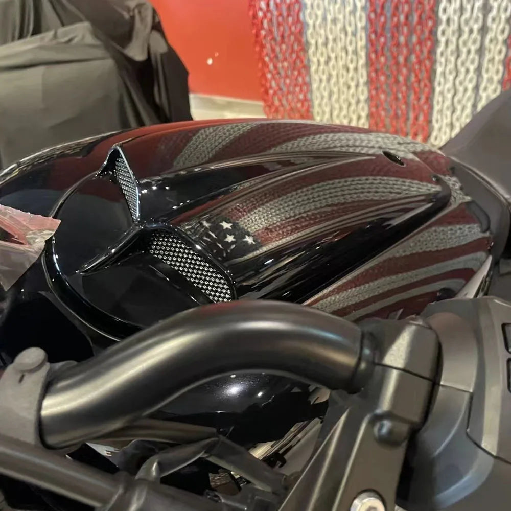 Console de réservoir avec prise d'air (Dash Fuel Console) noir brillant - Harley-Davidson Nightster 975 2022-2024 – photo 3/6