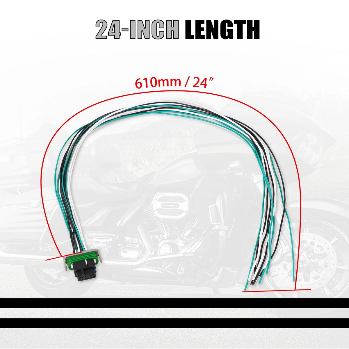 Faisceau d'Extension de Compteur 24 Pouces pour Harley Road Glide, CVO Road Glide – photo 4/6