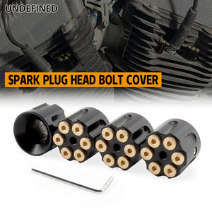 Caches de vis de culasse barillet pour Harley Twin Cam Evo Sportster - vue 1