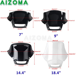 Pare-brise / bulle pour Harley-Davidson Softail Low Rider ST El Diablo FXRST 2022 2023 2024 2025 – photo 4/14