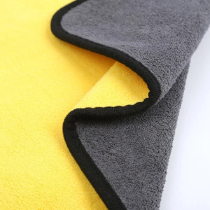 Serviette Microfibre Haute Absorption pour Lavage Auto/Moto - Vitres et Rétroviseurs – photo 6/12