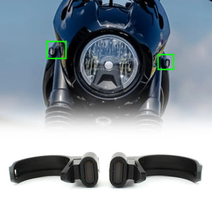 Clignotants LED de fourche pour Harley tubes 39-41 mm - vue 4