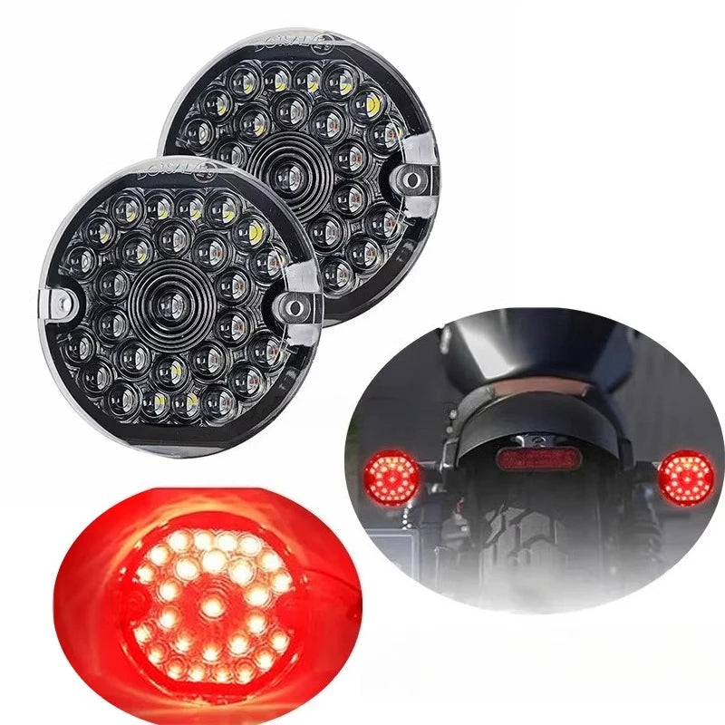 Inserts de clignotants LED pour Harley Road King Electra Glide - vue 8