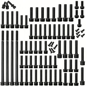 Kit de boulons moteur noirs pour Harley Touring - vue 2