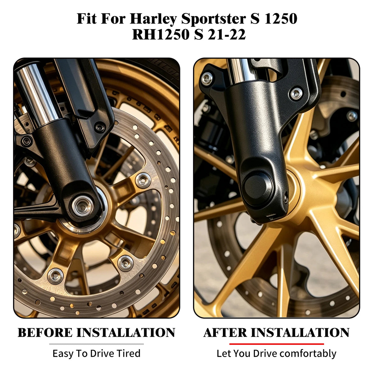 Cache d'écrou d'essieu en aluminium pour Harley-Davidson Sportster S - vue 1