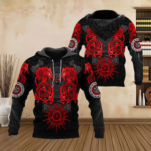 Sweat à capuche crâne 3D homme - vue 9