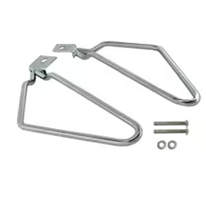 Support de Sacoches en Acier Inoxydable pour Harley Sportster/Dyna et Suzuki M109R - vue 6