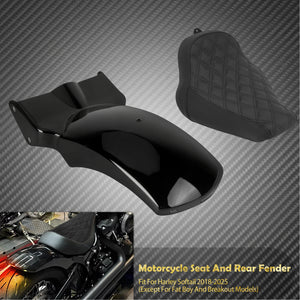 Garde-Boue Arrière avec Selle Solo Conducteur - Harley-Davidson Softail 2018-2025 – photo 9/10
