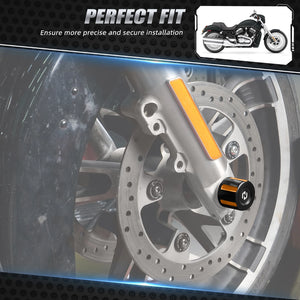 Caches d'écrou d'axe pour Harley Touring - vue 2