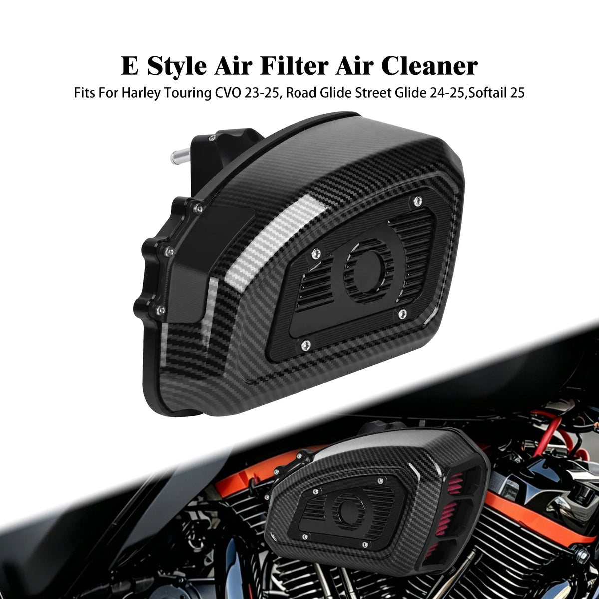 Filtre à air moto coloré haute performance pour Harley-Davidson - vue 13