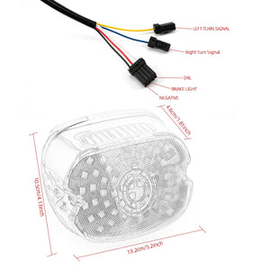 Feu arrière LED laydown à clignotants pour Harley Softail Dyna - vue 5