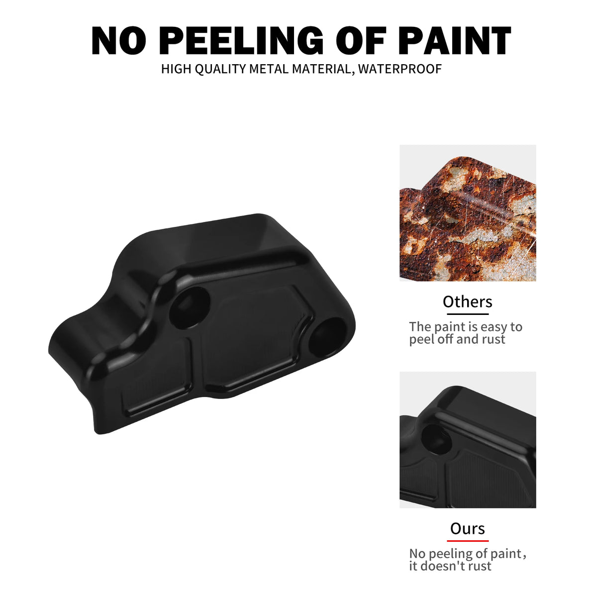 Cache de capteur de position de vitesse noir en aluminium pour Harley-Davidson - vue 3