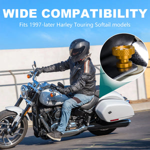 Kit de 6 Boulons de Fixation Selle Solo (Filetage 1/4-20) - Harley-Davidson Softail, Touring, Street Glide, Electra Glide, Road Glide 1996 et plus – photo 2/9