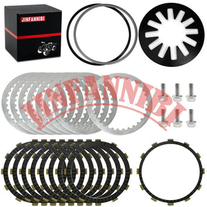 Kit embrayage disques et ressort diaphragme pour Harley Touring, Softail et Dyna - vue 1