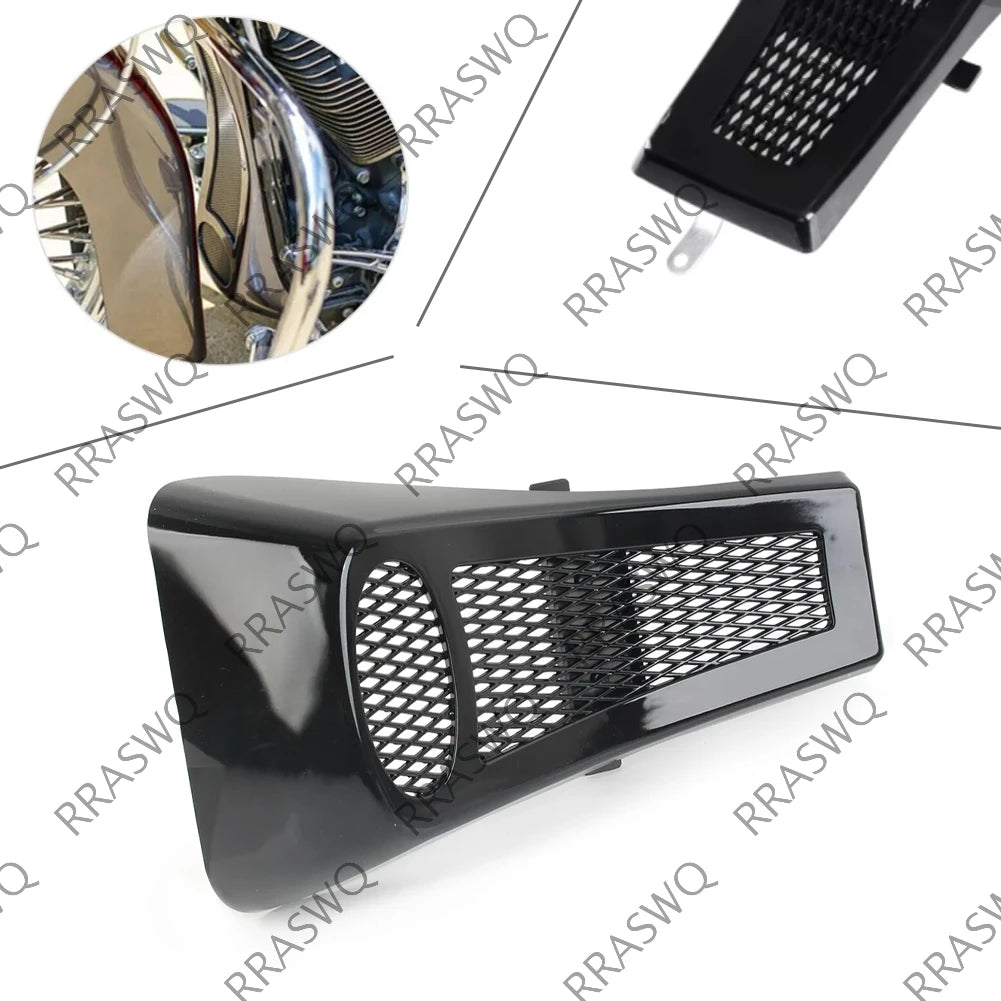 Spoiler avant / bavette de radiateur double ventilation - Harley-Davidson Softail 2000-2017 – photo 1/5