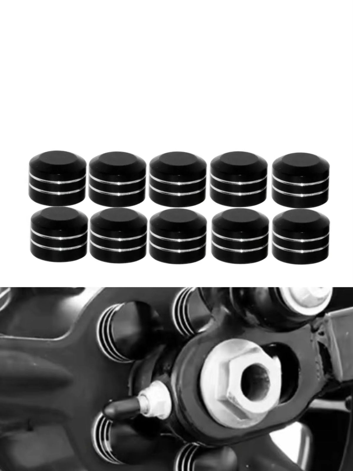 Caches de vis pour Harley - vue 2
