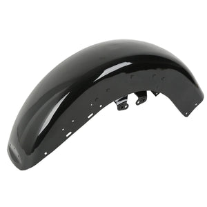 Garde-boue avant en acier noir pour Harley Touring - vue 4