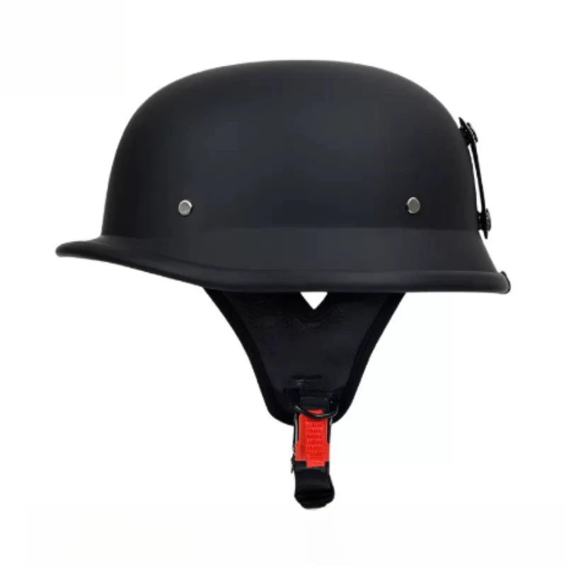 Casque moto demi-jet vintage simili cuir - vue produit - vue 19