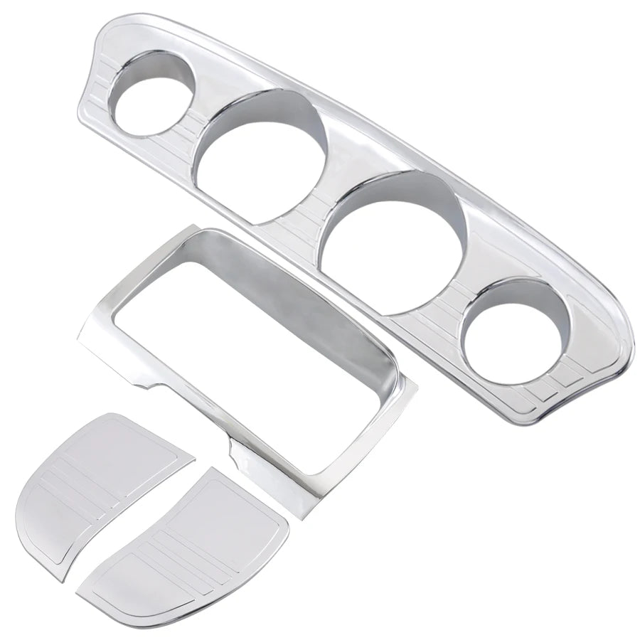 Garnitures de carénage chromées pour Harley Touring - vue 2