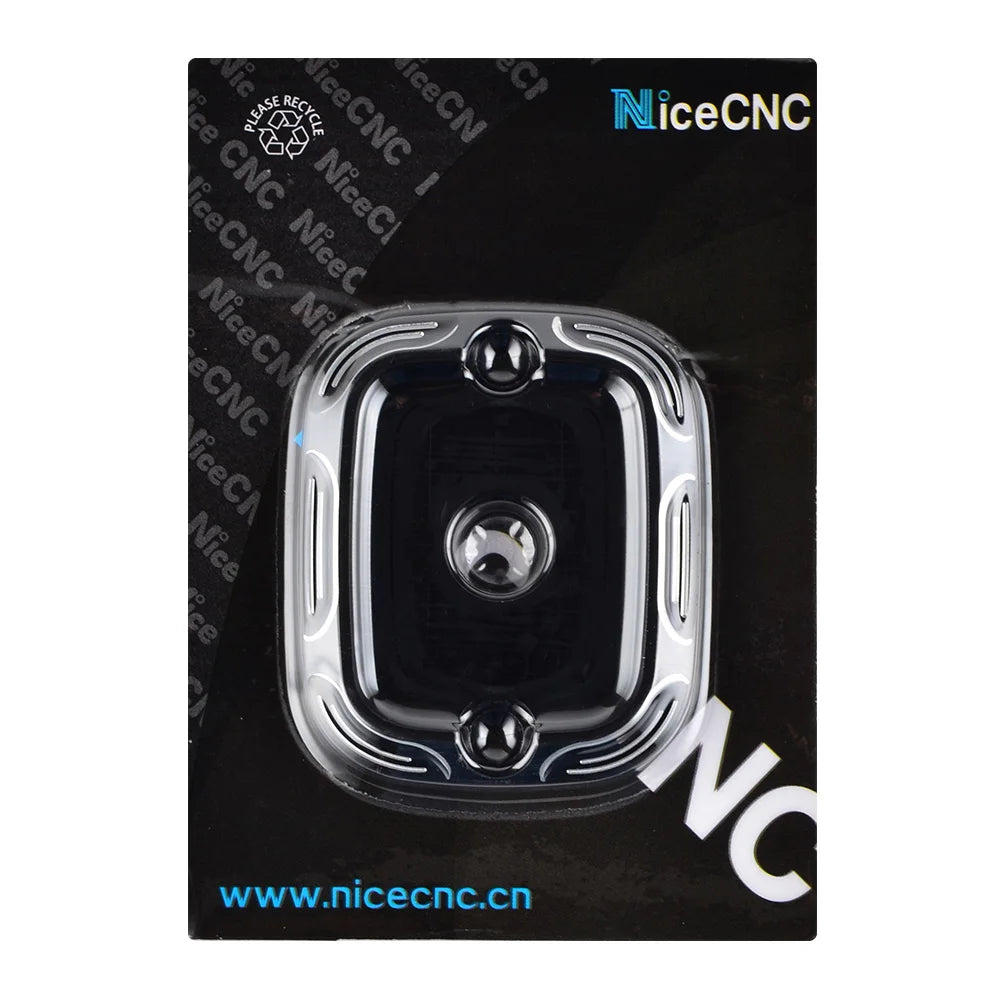 Cache de Bocal de Liquide de Frein Avant CNC Aluminium - Harley-Davidson Dyna 2006-2017, Softail 2006-2014 – photo 6/6