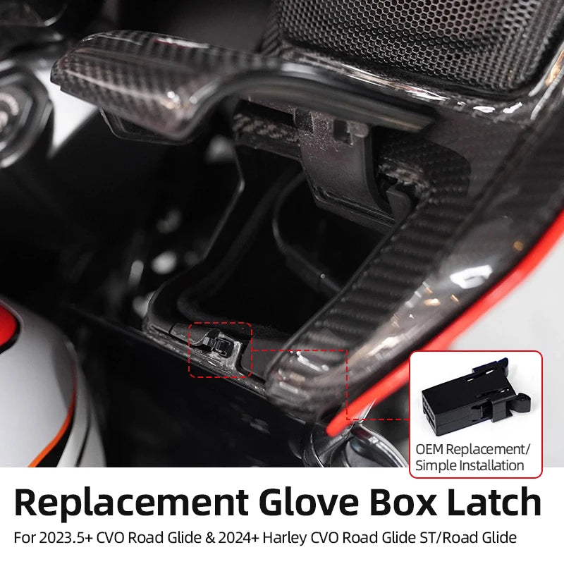 Serrure de Boîte à Gants (Remplacement) pour Harley Road Glide, CVO Road Glide 2023.5+ – photo 1/6