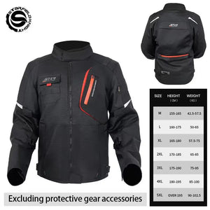 Blouson moto respirant avec doublure amovible chaude - vue 11