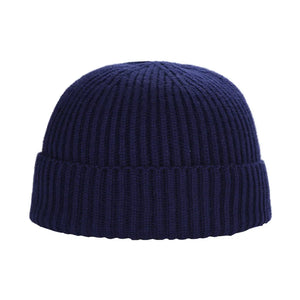 Bonnet tricot thermique à revers roulé pour l'hiver - vue 8