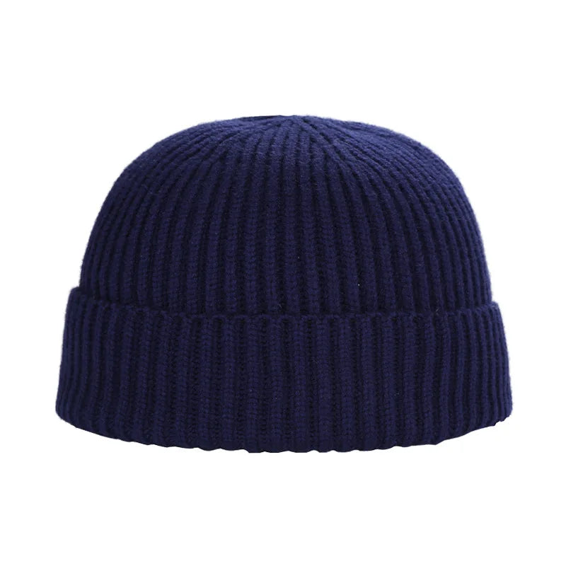Bonnet tricot thermique à revers roulé pour l'hiver - vue 8
