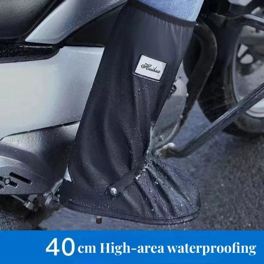 Couvre-chaussures réutilisables imperméables moto
