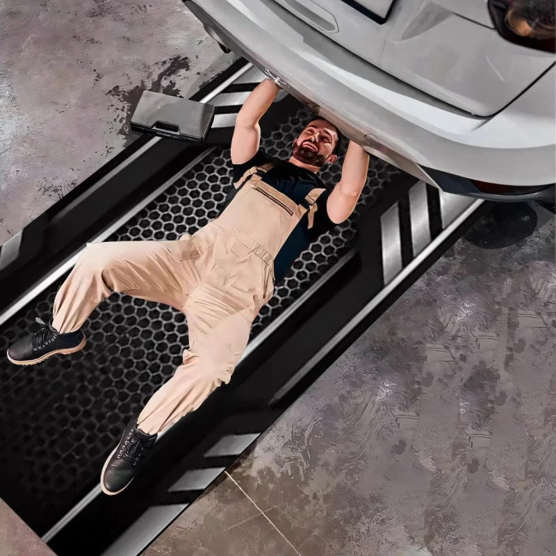 Tapis de sol garage style cyber antidérapant et résistant à l'usure – photo 2/7