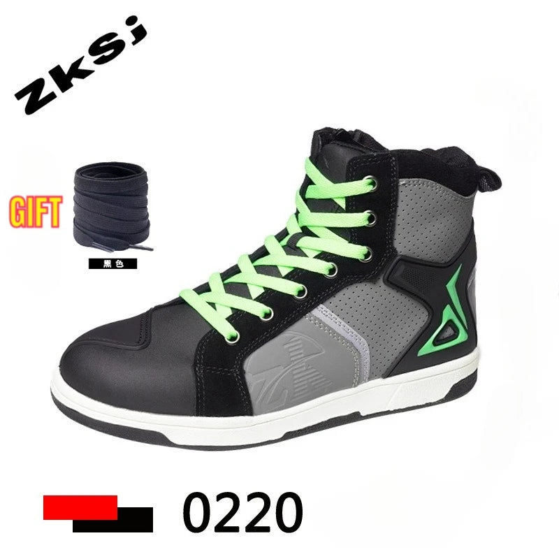 Chaussures moto avec renforts de protection - vue 12