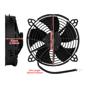 Ventilateur de refroidissement radiateur noir pour Harley-Davidson Street - vue 6