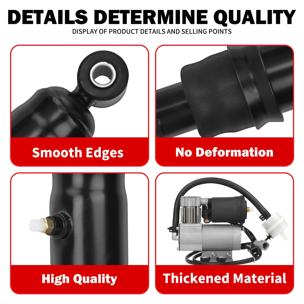 Kit amortisseurs arrière à suspension pneumatique pour Harley-Davidson - vue 6